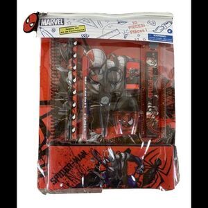 NEW Disney Store School Supply Kit Marvel (Spider-Man) Stationary‎ Set 10 Pcs